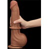 LoveToy SlidingSkin Gode Sliding Skin 20 x 5.3 cm Marron